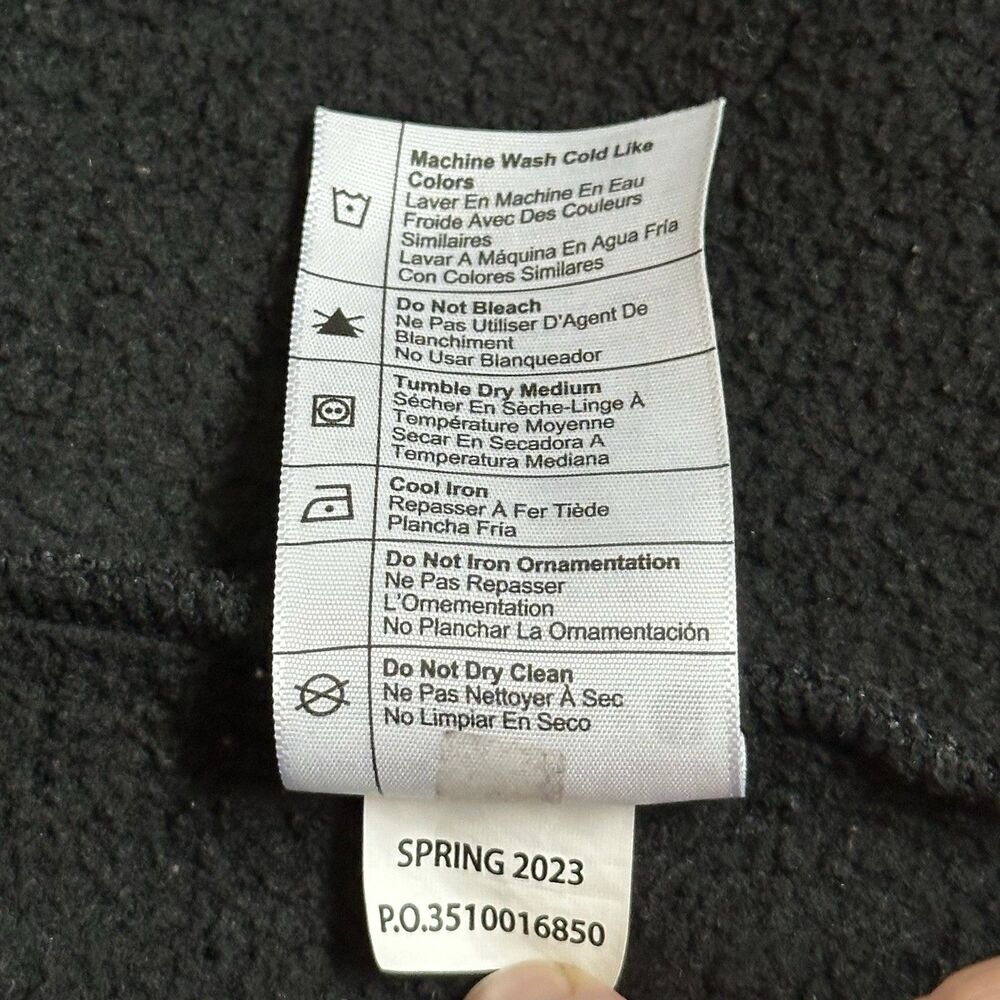Carhartt Women's Midweight Logo Sleeve Graphic Sweatshirt Black Sz 2XL Oversized - Picture 10 of 10